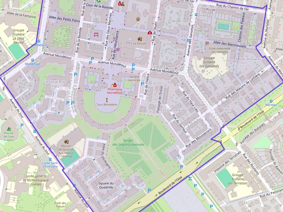 Appartement 73 m² quatre pièces à vendre à Cergy