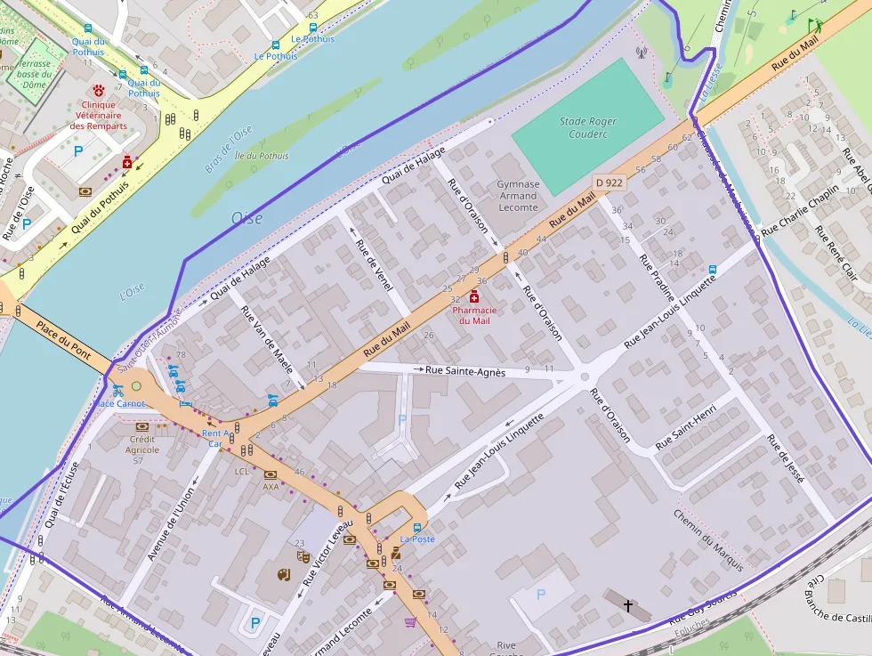 Appartement 53 m² deux pieces à vendre à Saint-Ouen-l`Aumône