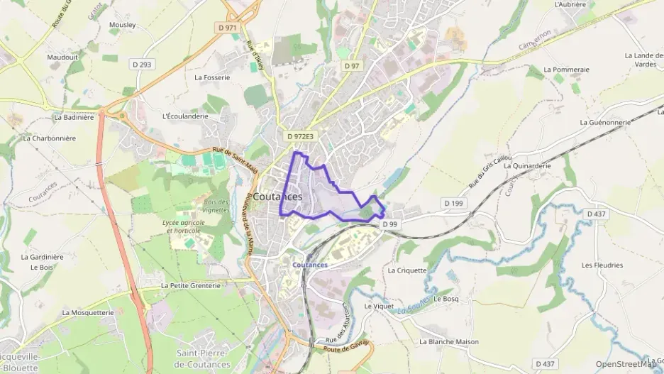 Appartement 116 m² trois pièces à vendre à Coutances Appartement 116 m² trois pièces à vendre à Coutances