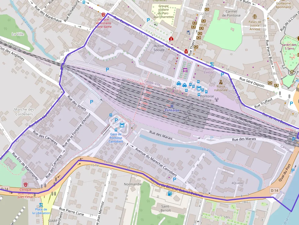 Appartement 91 m² quatre pièces à vendre à Pontoise