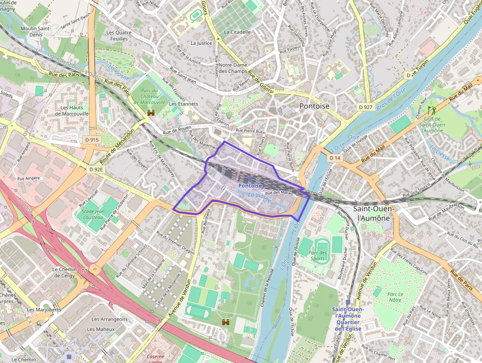 Appartement 91 m² quatre pièces à vendre à Pontoise