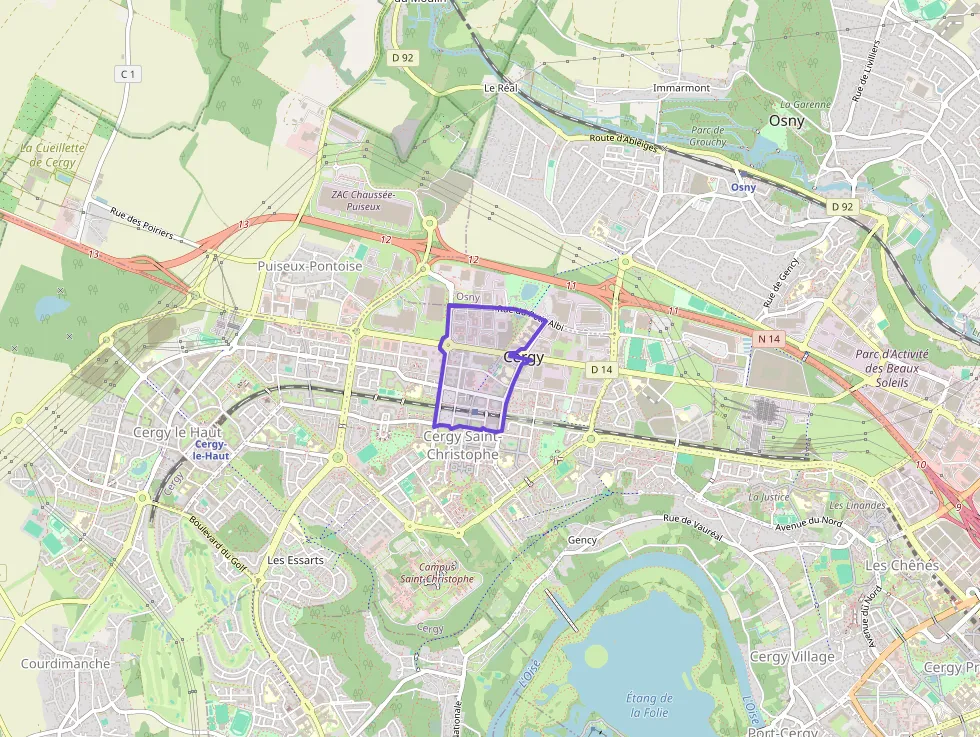 Appartement 30 m² une piece à vendre à Cergy