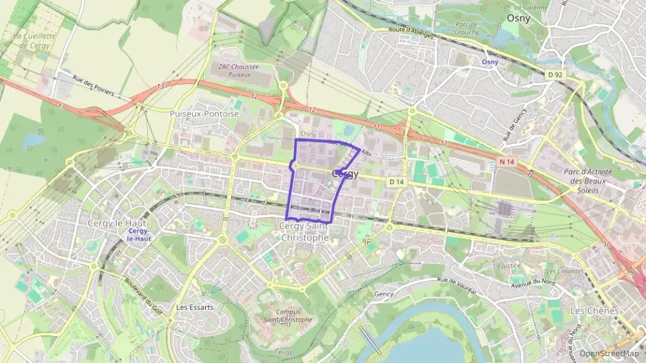 Appartement 70 m² trois pièces à vendre à Cergy