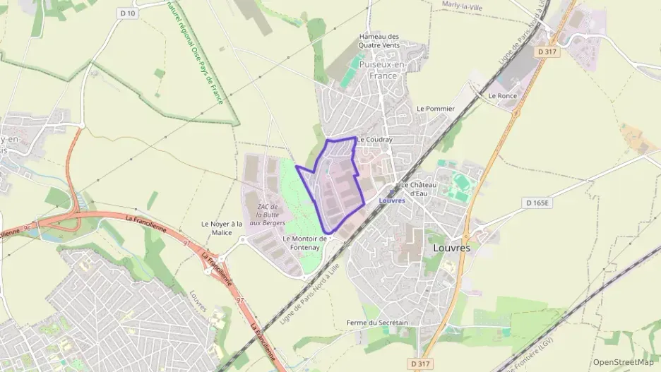 Appartement 60 m² trois pièces à vendre à Louvres Appartement 60 m² trois pièces à vendre à Louvres