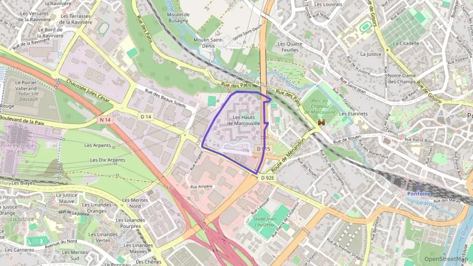 Appartement 84 m² quatre pièces à vendre à Pontoise