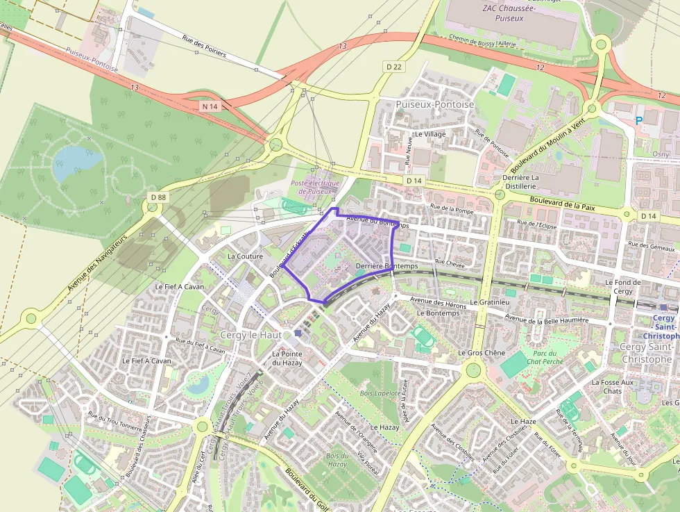 Appartement 76 m² quatre pièces à vendre à Cergy