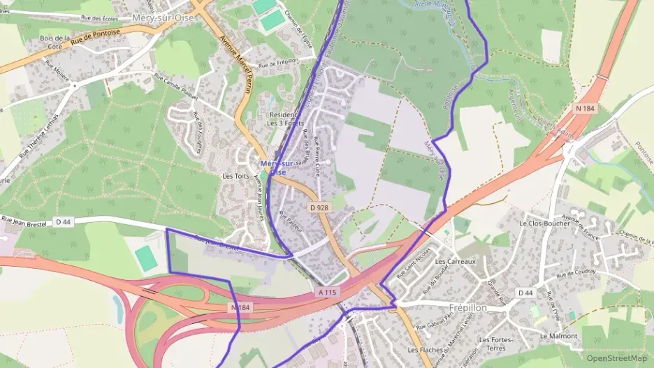 Appartement 61 m² deux pieces à vendre à Méry-sur-Oise