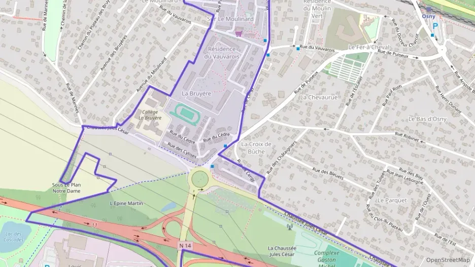 Appartement 22 m² une piece à vendre à Osny Appartement 22 m² une piece à vendre à Osny