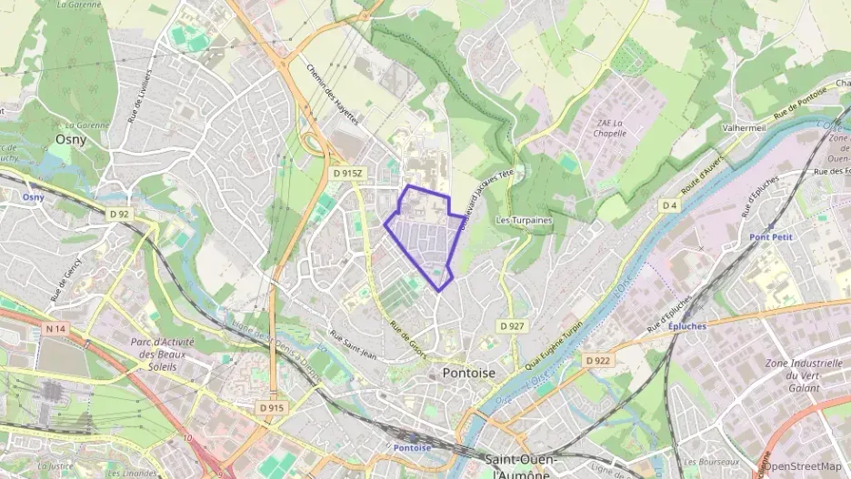 Appartement 68 m² trois pièces à vendre à Pontoise