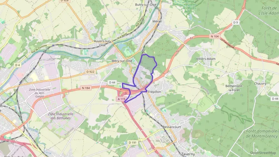 Appartement 55 m² trois pièces à vendre à Méry-sur-Oise Appartement 55 m² trois pièces à vendre à Méry-sur-Oise