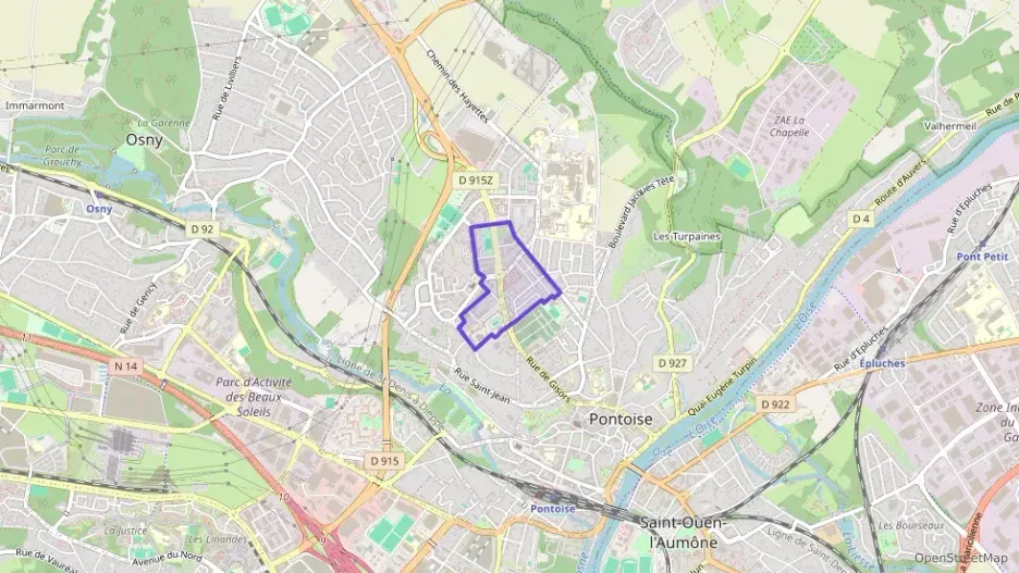 Appartement 63 m² trois pièces à vendre à Pontoise