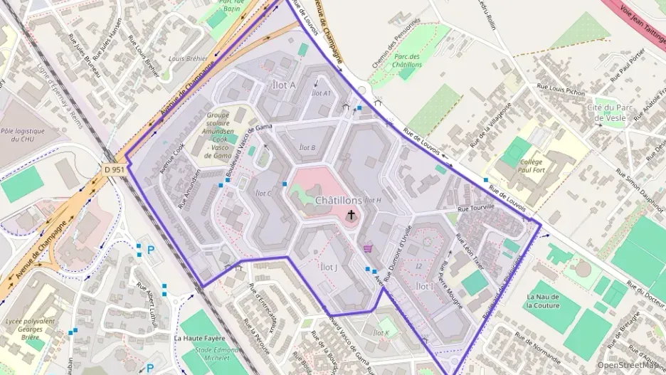 Appartement 60 m² trois pièces à vendre à Reims