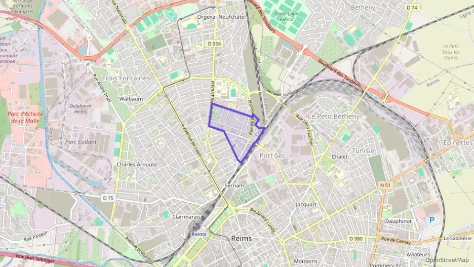 Appartement 90 m² trois pièces à vendre à Reims