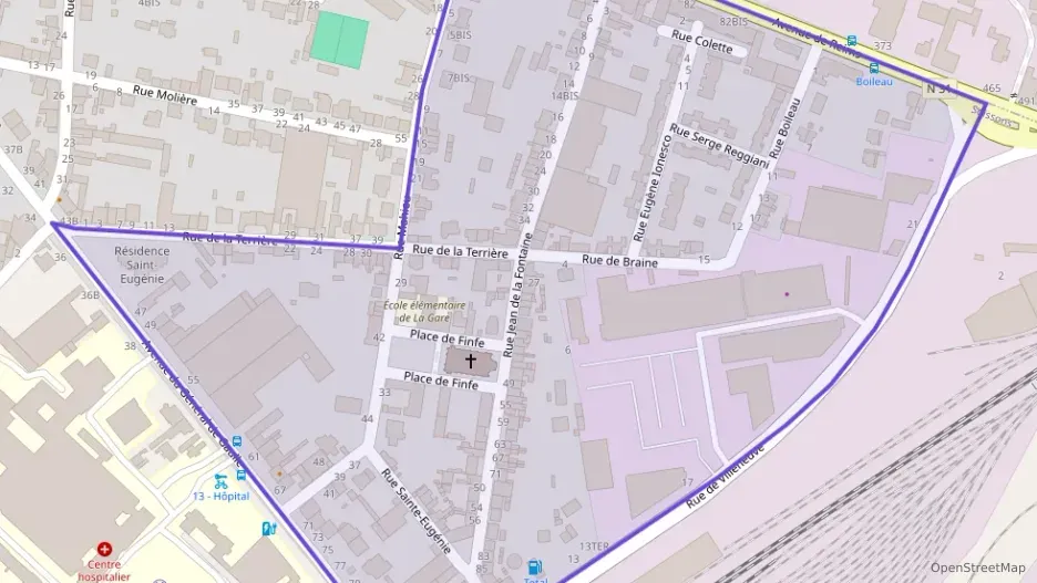 Appartement 69 m² trois pièces à vendre à Soissons