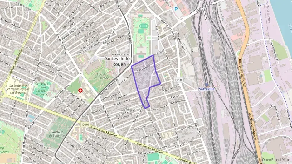 Appartement 43 m² deux pieces à vendre à Sotteville-lès-Rouen