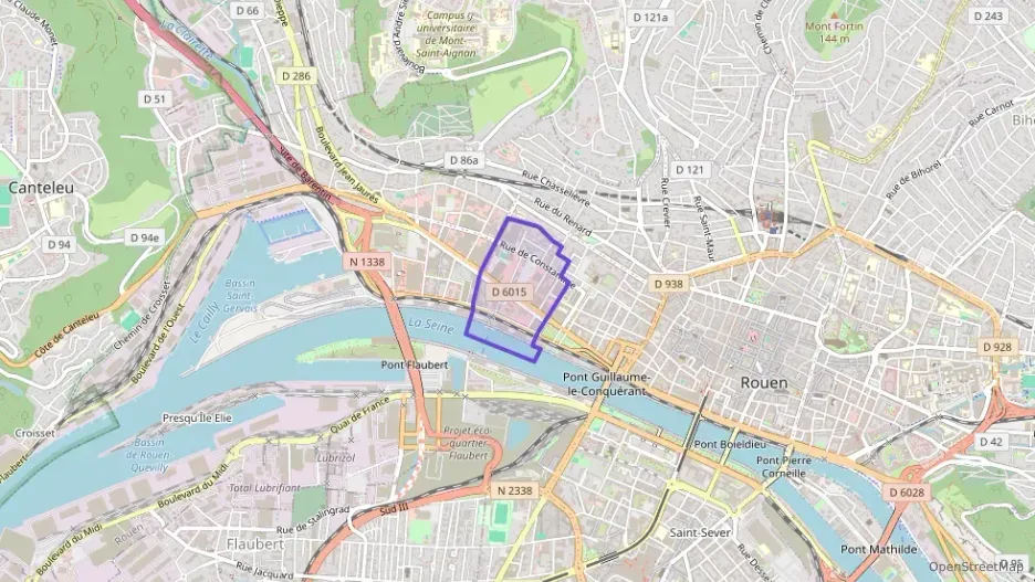 Appartement 90 m² trois pièces à vendre à Rouen