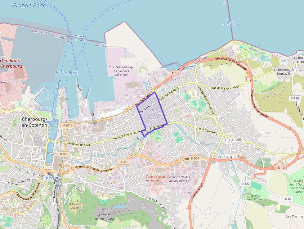 Appartement 68 m² quatre pièces à vendre à Cherbourg-en-Cotentin