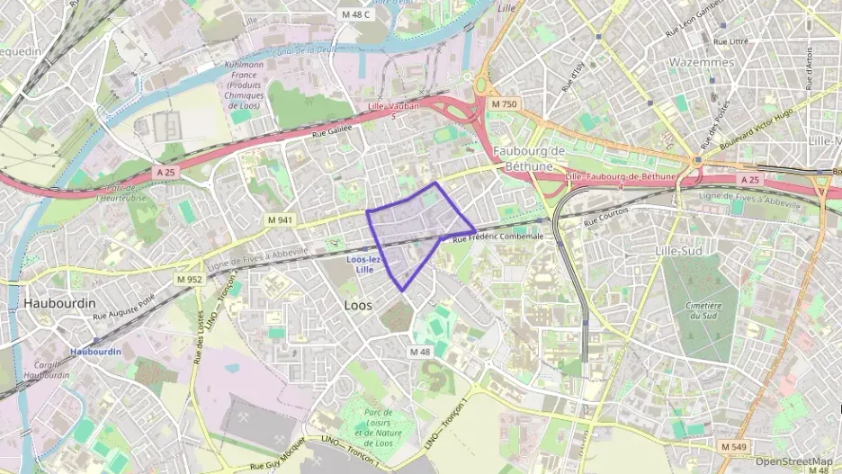 Appartement 76 m² trois pièces à vendre à Loos