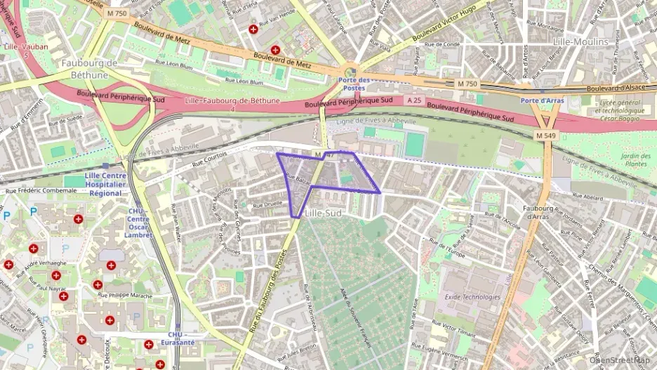 Appartement 46 m² trois pièces à vendre à Lille