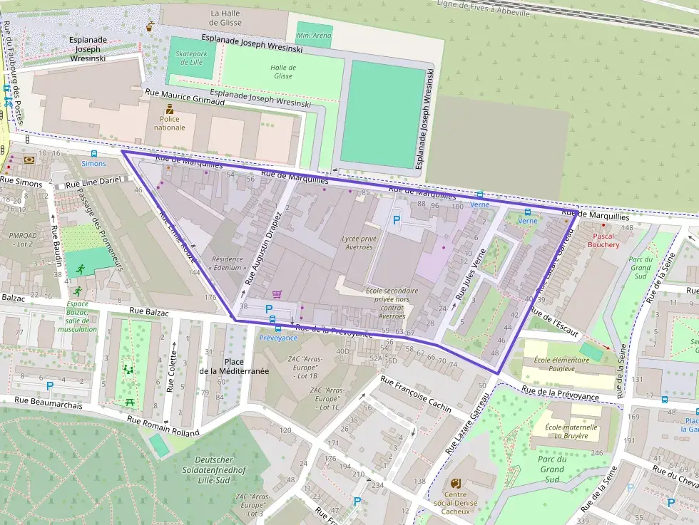 Appartement 58 m² trois pièces à vendre à Lille