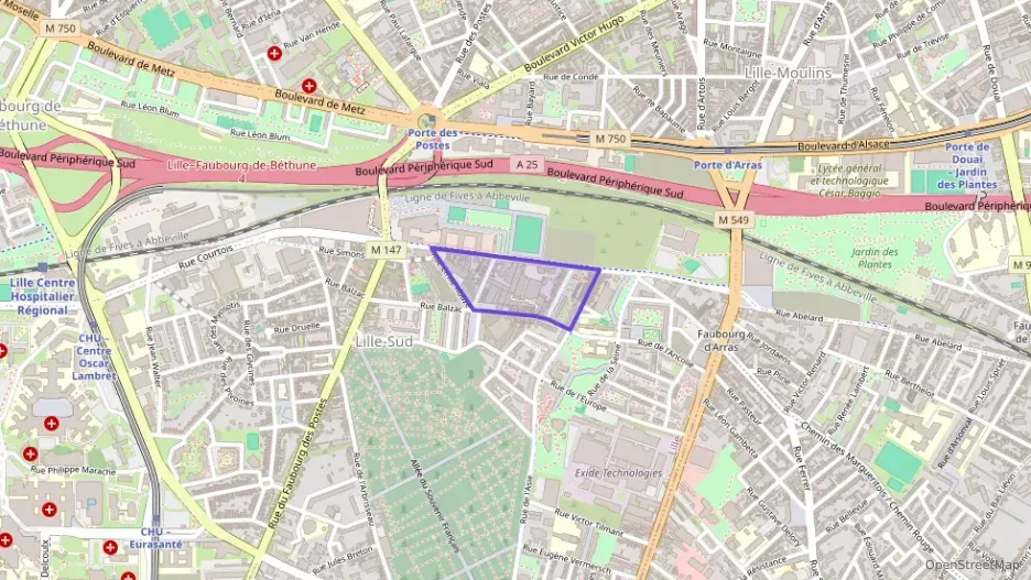 Appartement 86 m² quatre pièces à vendre à Lille