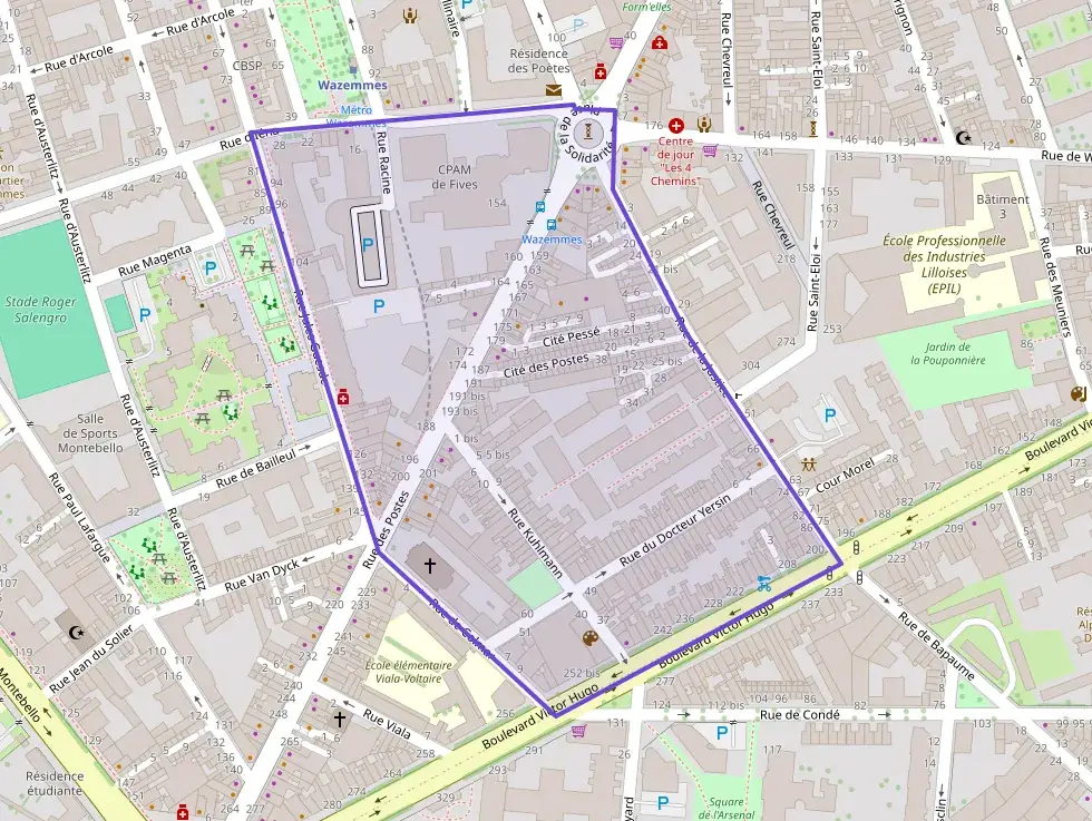 Appartement 37 m² une piece à vendre à Lille