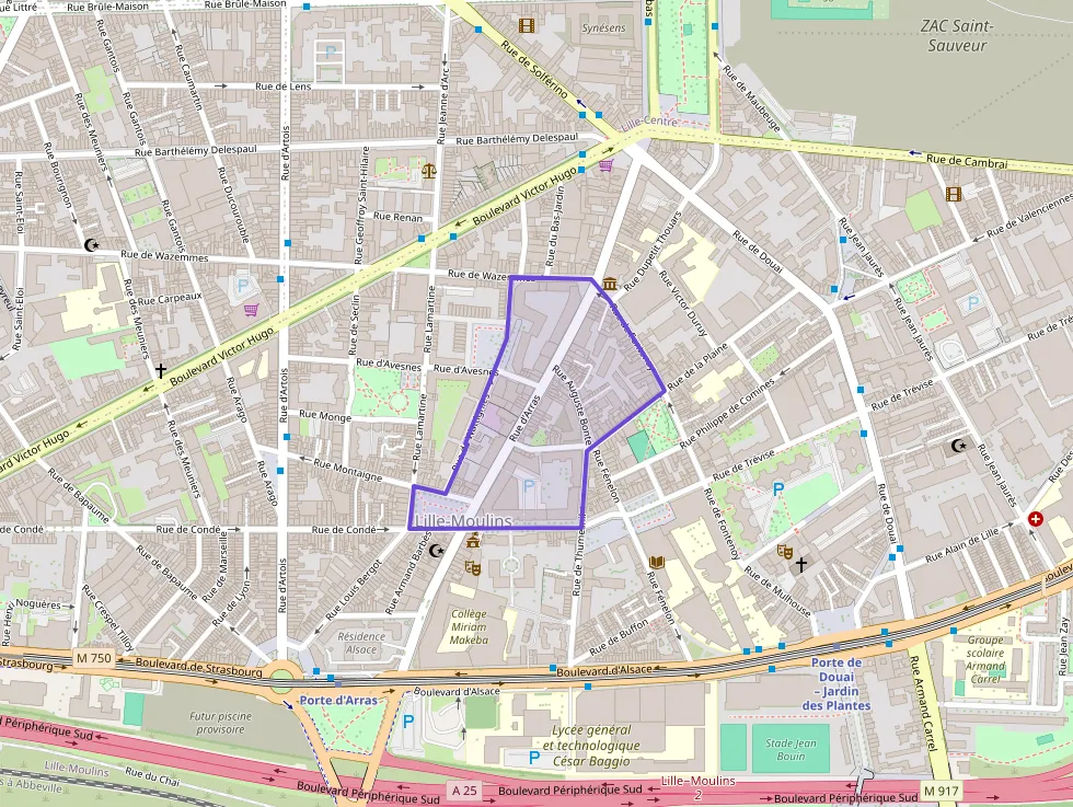 Appartement 64 m² quatre pièces à vendre à Lille