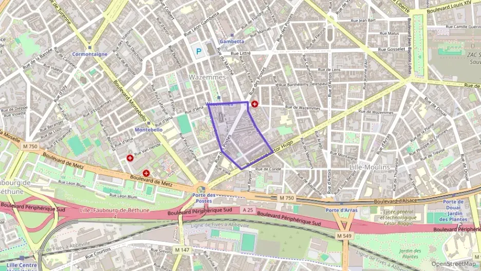 Appartement 62 m² trois pièces à vendre à Lille