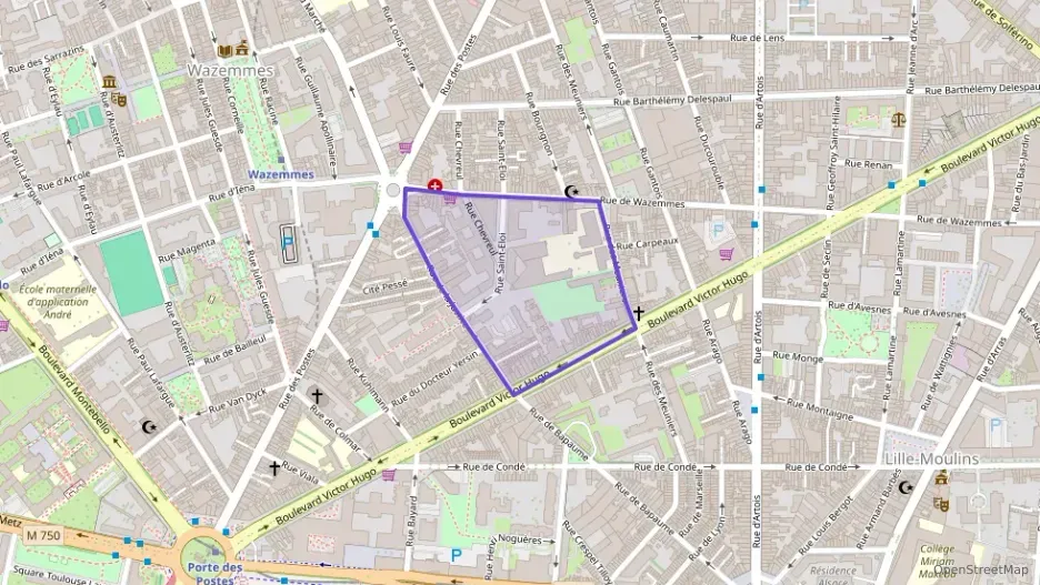 Appartement 71 m² trois pièces à vendre à Lille Appartement 71 m² trois pièces à vendre à Lille