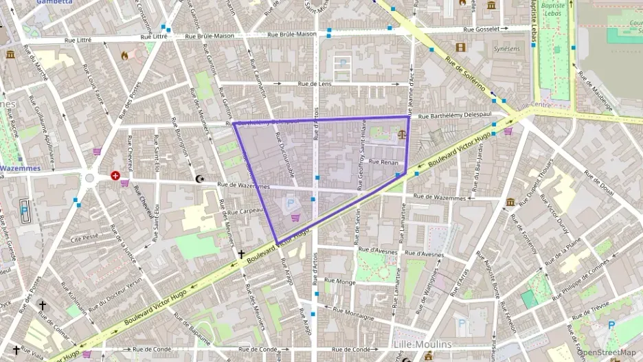 Appartement 44 m² deux pieces à vendre à Lille