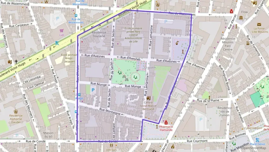 Appartement 50 m² deux pieces à vendre à Lille Appartement 50 m² deux pieces à vendre à Lille