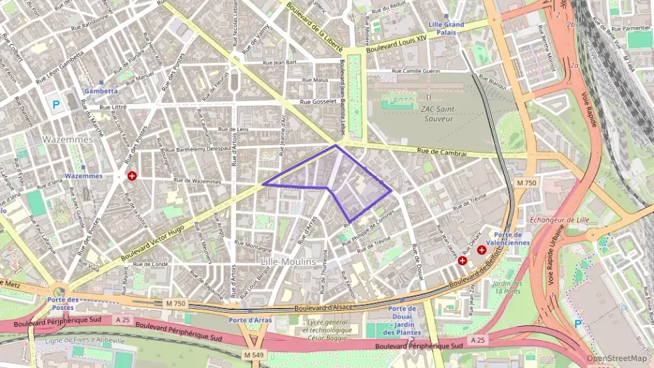 Appartement 45 m² deux pieces à vendre à Lille