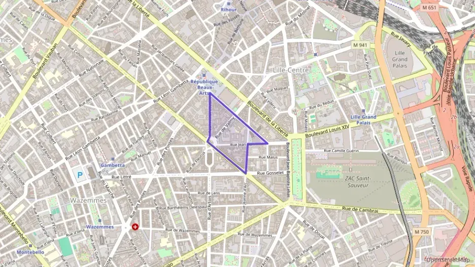 Appartement 136 m² quatre pièces à vendre à Lille