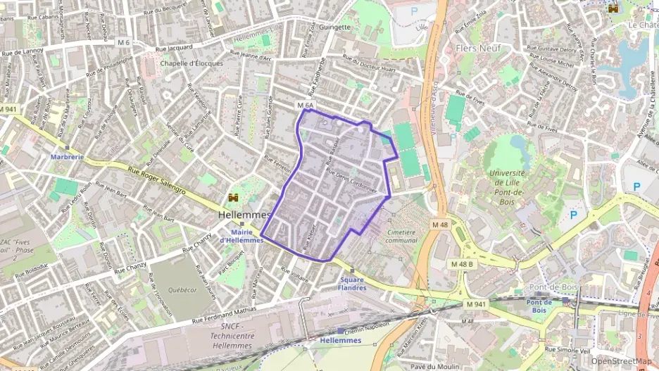 Appartement 53 m² trois pièces à vendre à Lille