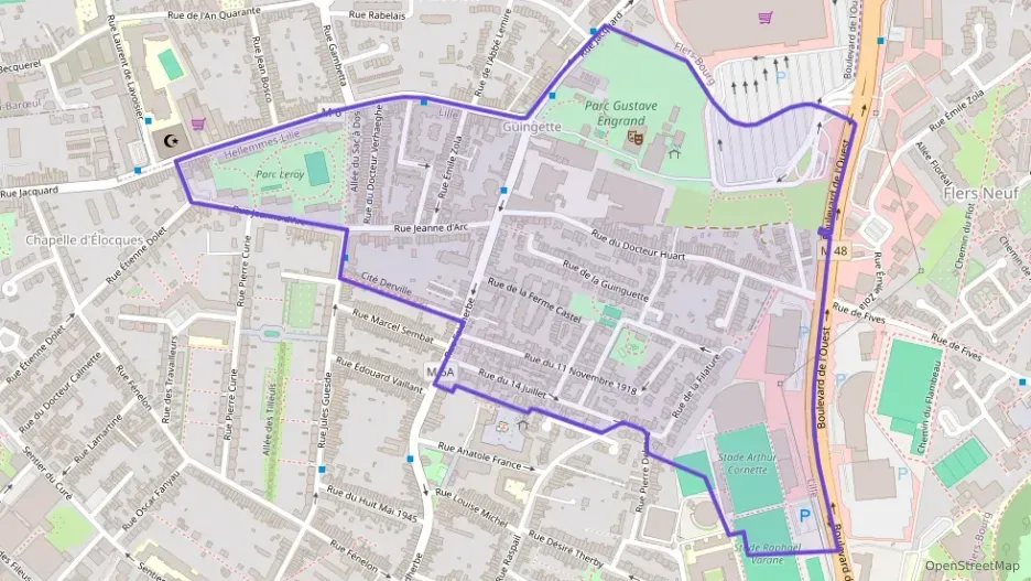 Appartement 52 m² deux pieces à vendre à Lille Appartement 52 m² deux pieces à vendre à Lille