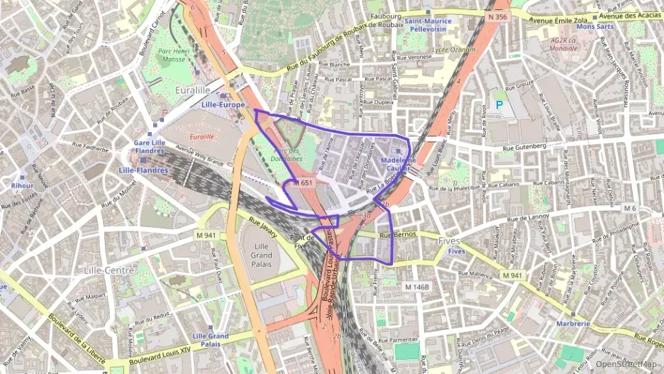 Appartement 58 m² trois pièces à vendre à Lille