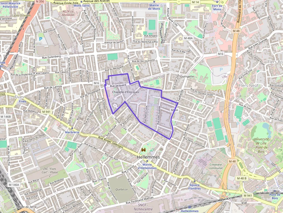 Appartement 40 m² deux pieces à vendre à Lille