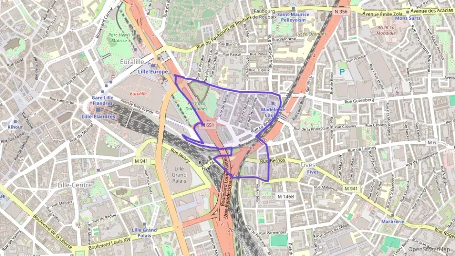 Appartement 68 m² trois pièces à vendre à Lille