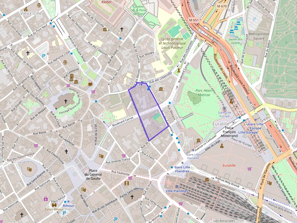 Appartement 45 m² deux pieces à vendre à Lille