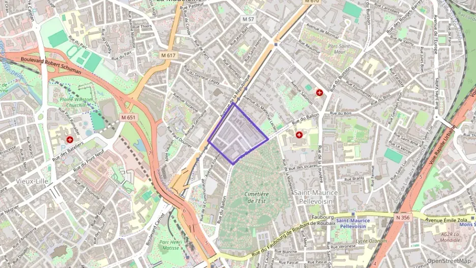 Appartement 87 m² trois pièces à vendre à La Madeleine Appartement 87 m² trois pièces à vendre à La Madeleine