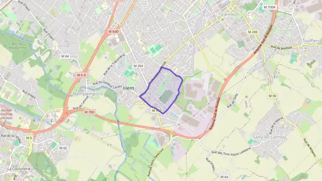 Appartement 43 m² deux pieces à vendre à Hem