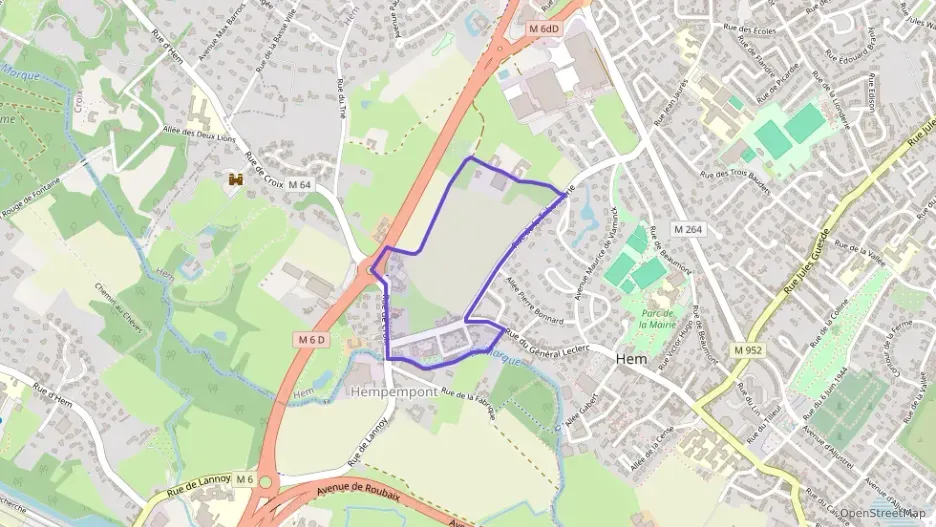 Appartement 44 m² deux pieces à vendre à Hem Appartement 44 m² deux pieces à vendre à Hem