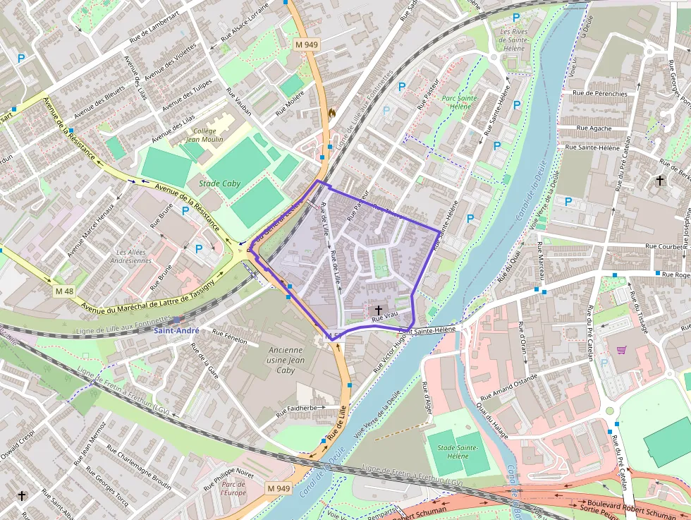 Appartement 80 m² quatre pièces à vendre à Saint-André-lez-Lille