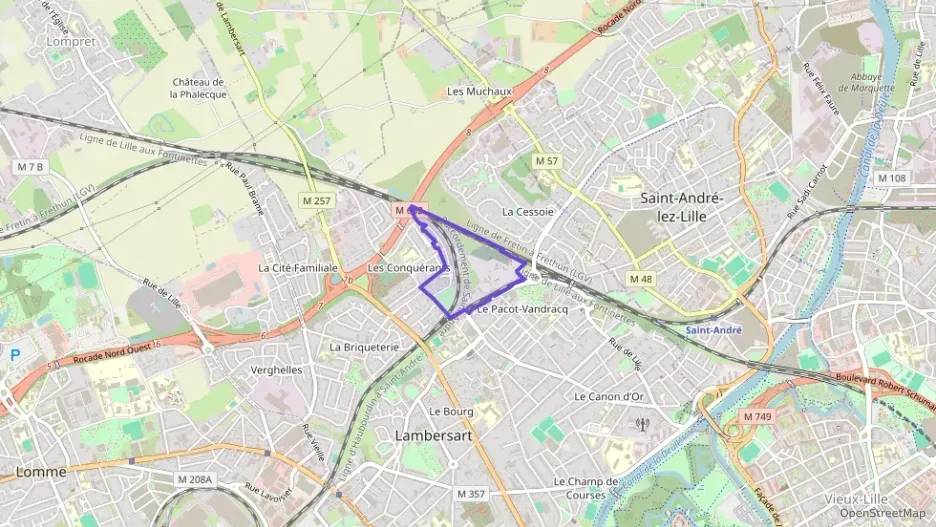 Appartement 49 m² deux pieces à vendre à Lambersart