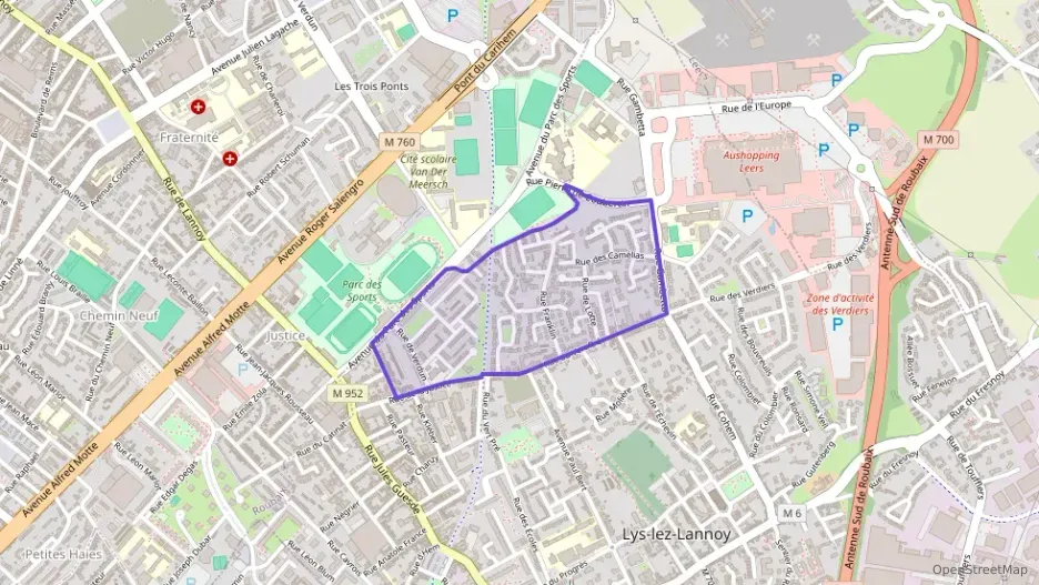 Appartement 52 m² deux pieces à vendre à Lys-lez-Lannoy