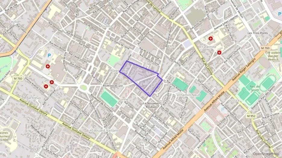 Appartement 32 m² trois pièces à vendre à Roubaix