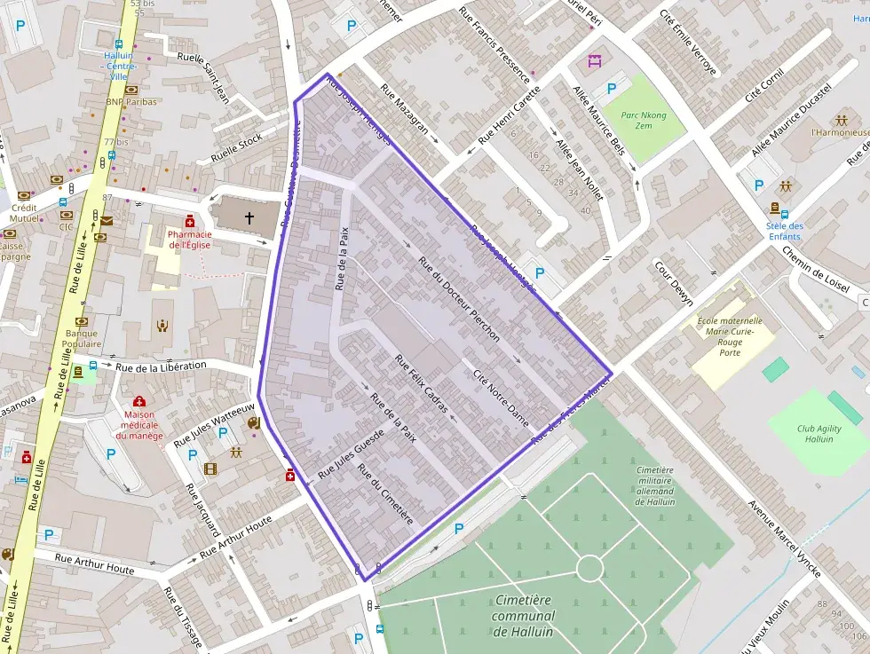 Appartement 52 m² deux pieces à vendre à Halluin