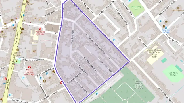 Appartement 52 m² deux pieces à vendre à Halluin