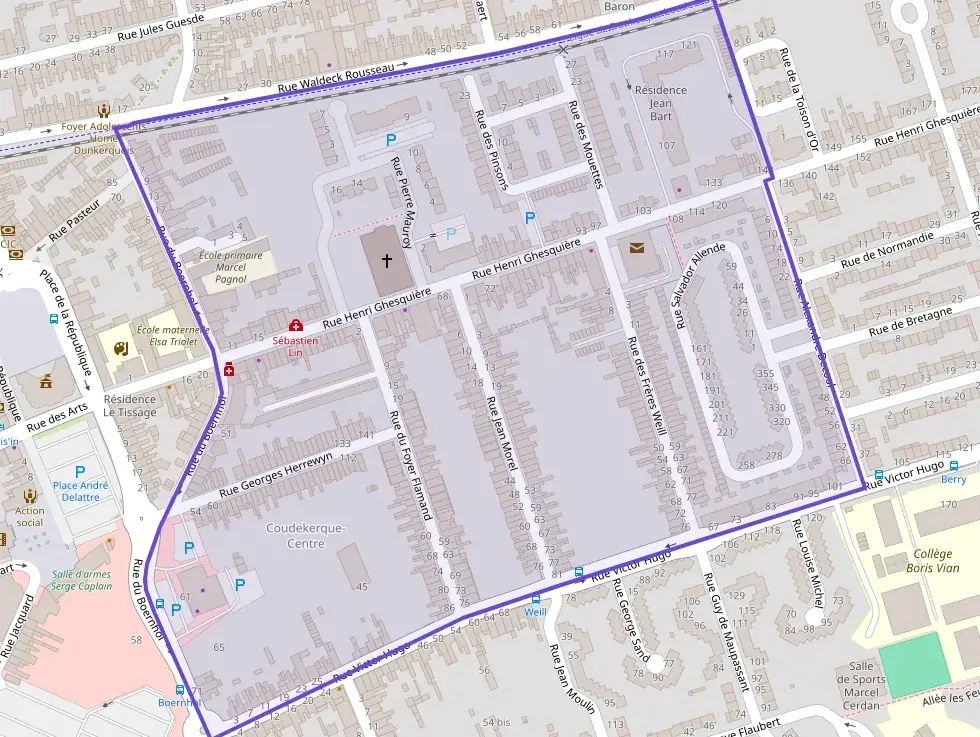 Appartement 58 m² trois pièces à vendre à Coudekerque-Branche