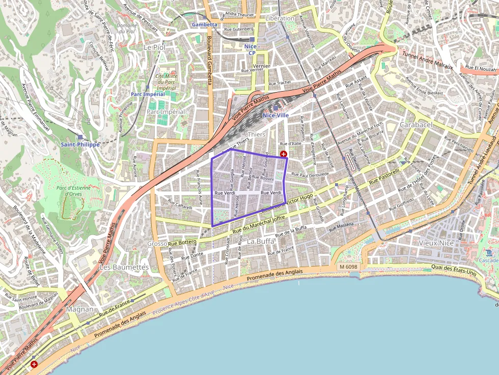 Appartement 44 m² deux pieces à vendre à Nice